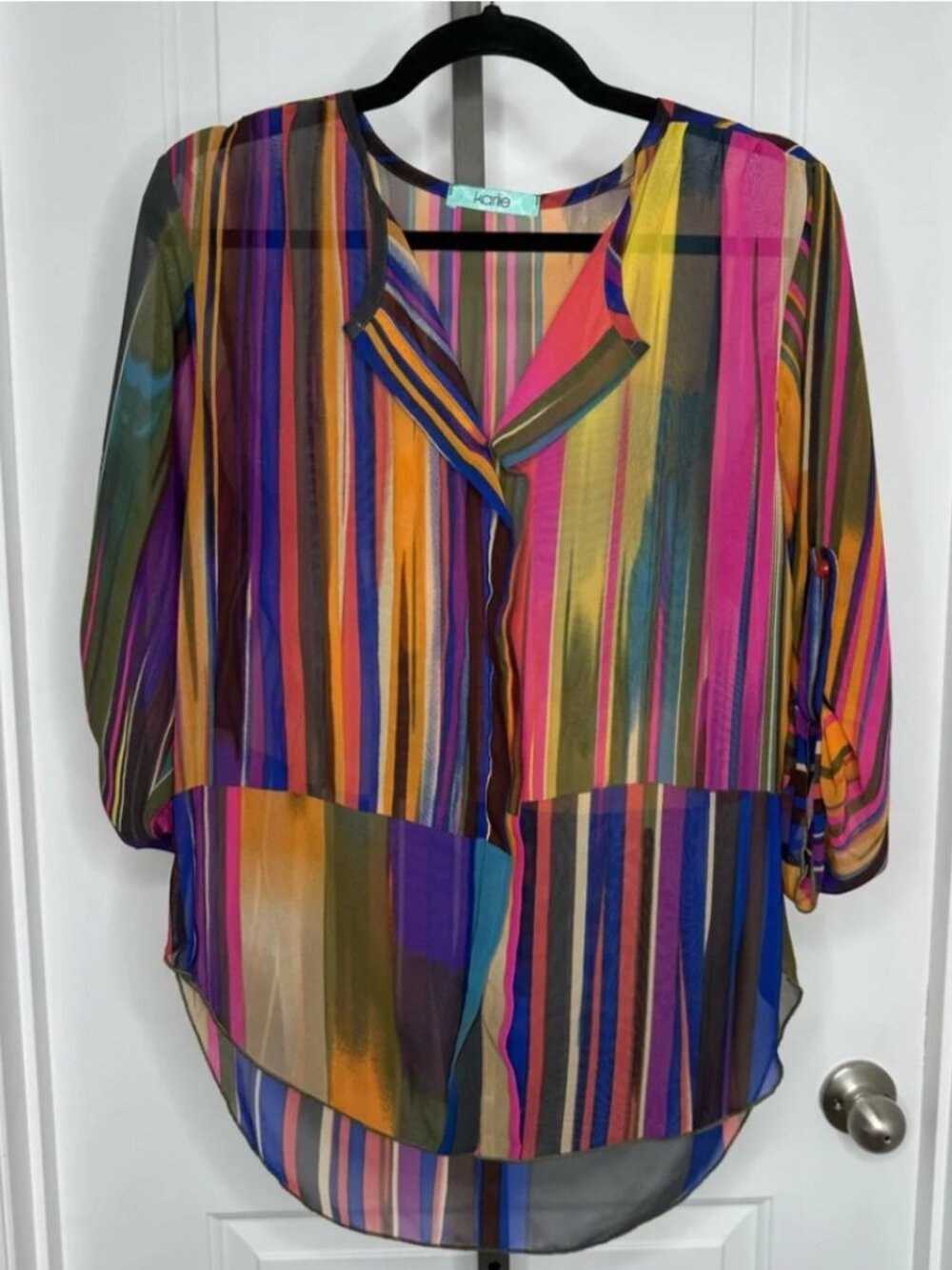 Karlie Retro Sheer Blouse S/M